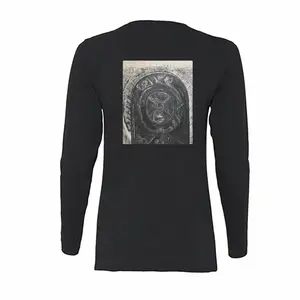 Women Death Helmet Long Sleeve T-Shirt (Cotton)