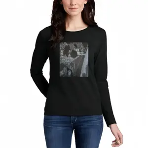 Women Moorfield Road Long Sleeve T-Shirt (Cotton)