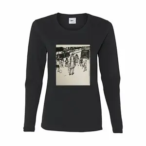 Women Street Kids Long Sleeve T-Shirt (Cotton)