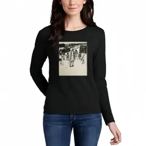 Women Street Kids Long Sleeve T-Shirt (Cotton)