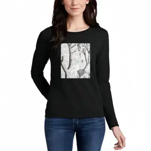 Women Trees Long Sleeve T-Shirt (Cotton)