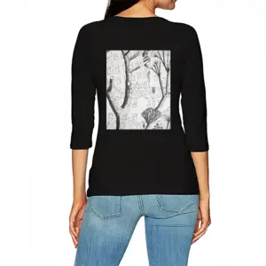 Women Trees Long Sleeve T-Shirt (Cotton)