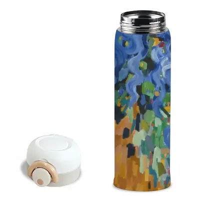 Blue Irises Thermos Cup (11oz/340ml)