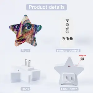 Changeable You Sensor Night Light (Star)