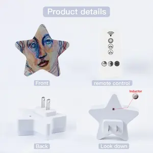 Please Wait For Me Sensor Night Light (Star)