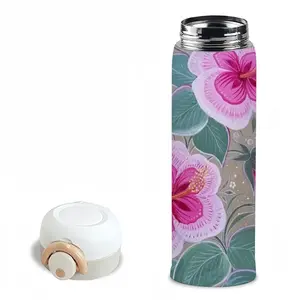 Purple Flowerbed Thermos Cup (11oz/340ml)