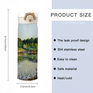 Shallow Pond Landscape Thermos Cup (11oz/340ml)