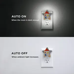 Open Door Sensor Night Light (Star)