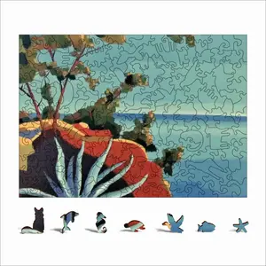 On The French Riviera Near Frejus Animal Module Puzzle (Horizontal)