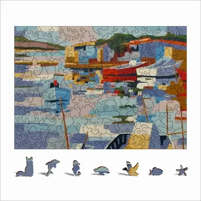 Sète La Pointe Courte Animal Module Puzzle (Horizontal)