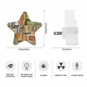 Geometric Shapes Sensor Night Light (Star)