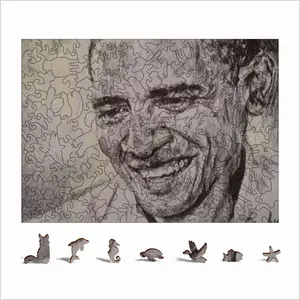 President Barack Obama Animal Module Puzzle (Horizontal)