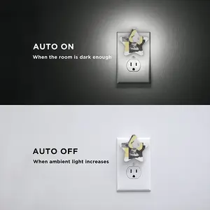 Yellow Sensor Night Light (Star)