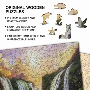 Among The Waterfalls Animal Module Puzzle (Horizontal)