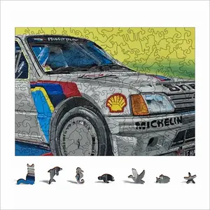 Peugeot 205 Animal Module Puzzle (Horizontal)