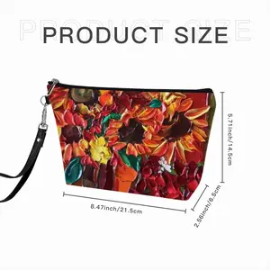 The Pleasure Of Flowers F Handheld Makeup Bag