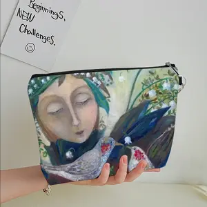 Angel Of Spring Handheld Makeup Bag