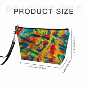 Burning Flame Handheld Makeup Bag