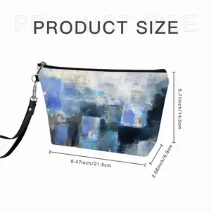 Blue Village Handheld Makeup Bag