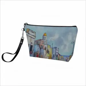 Street Reflection Handheld Makeup Bag