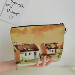 Green Door Handheld Makeup Bag