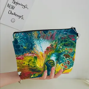 Swirling Energy Handheld Makeup Bag