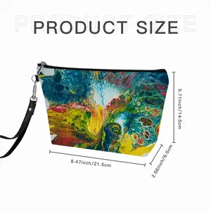 Swirling Energy Handheld Makeup Bag