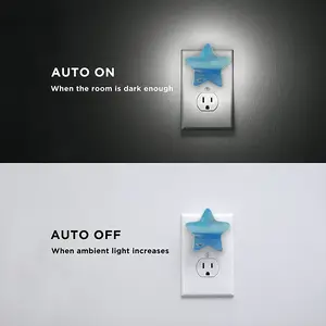 Cliffside Beach Sensor Night Light (Star)