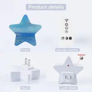 Cliffside Beach Sensor Night Light (Star)