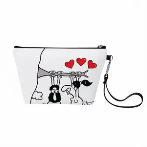 Love Is Everywhere Handheld Makeup Bag