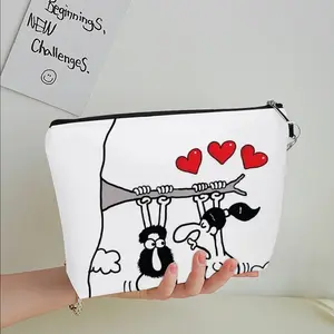 Love Is Everywhere Handheld Makeup Bag