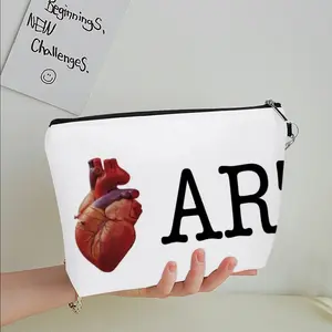 I Love Art Handheld Makeup Bag