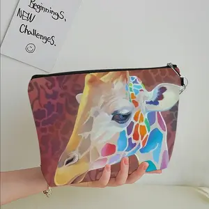 Giraffe Handheld Makeup Bag