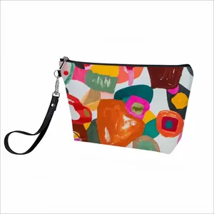 Pseudo Geometric I Handheld Makeup Bag