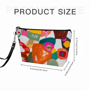 Pseudo Geometric I Handheld Makeup Bag