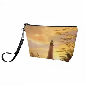 The Lighthouses Light Outside Handheld Makeup Bag