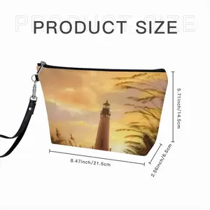 The Lighthouses Light Outside Handheld Makeup Bag