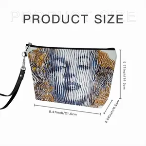 The Revealed Life Of Marylin Monroe Handheld Makeup Bag