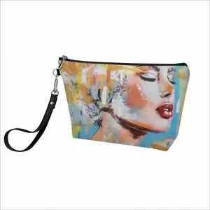 Silence Is Gold Handheld Makeup Bag