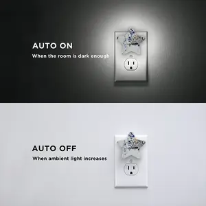 Hold My Hand Said The Butterfly Sensor Night Light (Star)