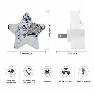 Hold My Hand Said The Butterfly Sensor Night Light (Star)