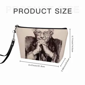 Bernie Sanders Handheld Makeup Bag