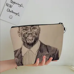 Kevin Hart Portrait Handheld Makeup Bag