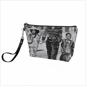 Black Fathers Matter Handheld Makeup Bag