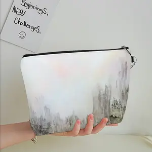 Megacity And Seagull Handheld Makeup Bag