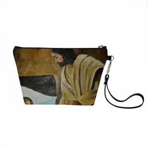 Jesus Heals Handheld Makeup Bag