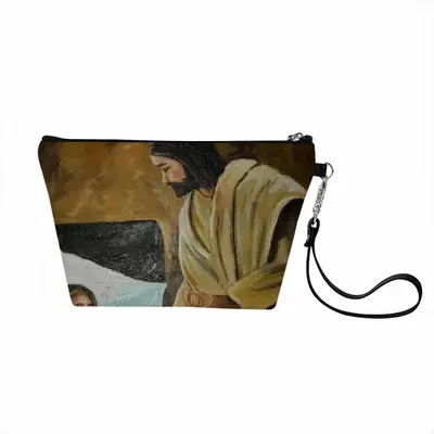 Jesus Heals Handheld Makeup Bag