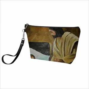 Jesus Heals Handheld Makeup Bag