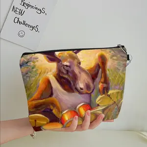 Musical Moose Handheld Makeup Bag