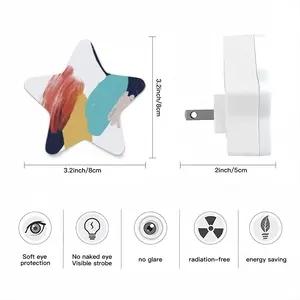 Square Sensor Night Light (Star)